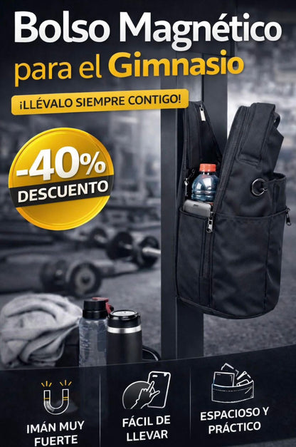 MAGNET 🧲 BAG+® - El bolso magnético que transforma cualquier maquina de entrenamiento en tu soporte de hidratación y objetos personales! 🎒💪🏻